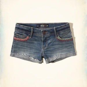 Low Rise Denim Short-Shorts